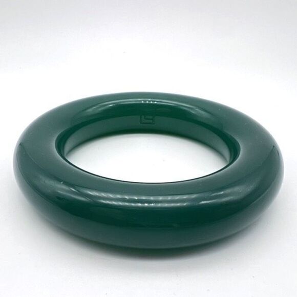 TRADEMARK™ Burch‎ sisters art deco bangle bracelet green vintage inspired small - Picture 1 of 5